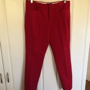 Banana Republic Sloan Pants Red Size 8